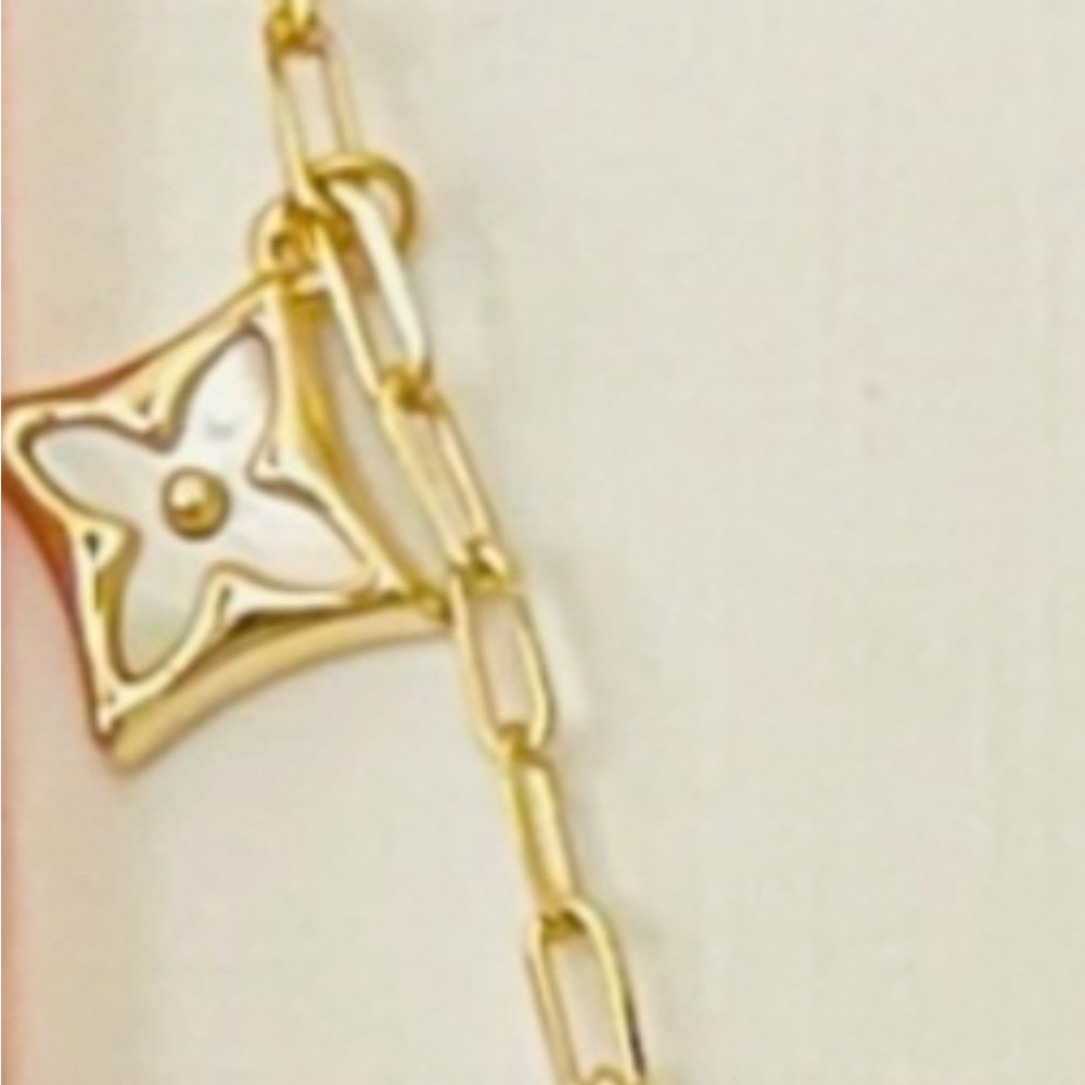 New In Box House Of Harlow 1960 Goldtone Adjustable Charm Necklace. - Picture 7 of 11